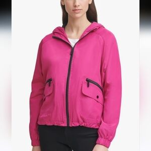 KARL LAGERFELD womens Karl Lagerfeld Paris Women's Lightweight Softshell Jacket